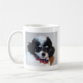 Mug Visage de chiot de caniche de Parti de jouet (Gauche)