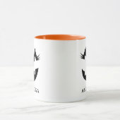 Mug Visage de citrouille à cils mignons pour Halloween (Centre)