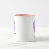 Mug Visage de dessin optique féminin (Centre)