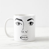 Mug Visage de Femme (Gauche)