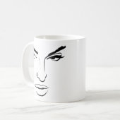 Mug Visage de Femme (Devant gauche)