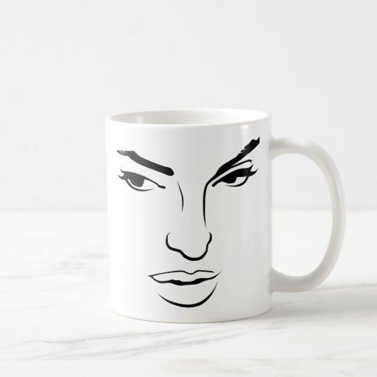 Mug Visage de Femme (Droite)