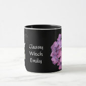 Mug Visage de fille mode florale femme nom personnalis (Centre)