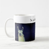 Mug Visage de lama drôle animal (Gauche)