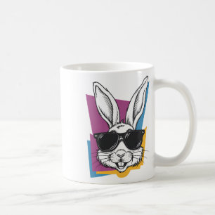 Mug Visage de lapin avec lunettes de soleil pour garço