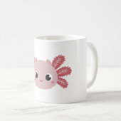 Mug Visage de l'axolotl mignon (Devant droit)