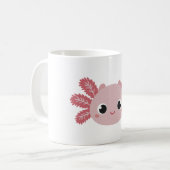 Mug Visage de l'axolotl mignon (Devant gauche)