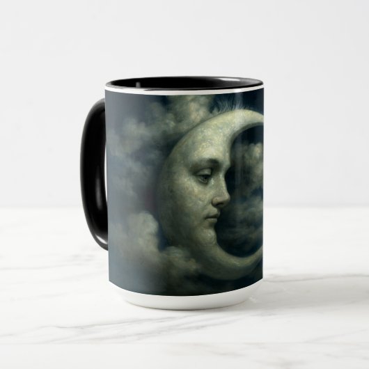 Mug Visage de Lune Croissante (Devant gauche)