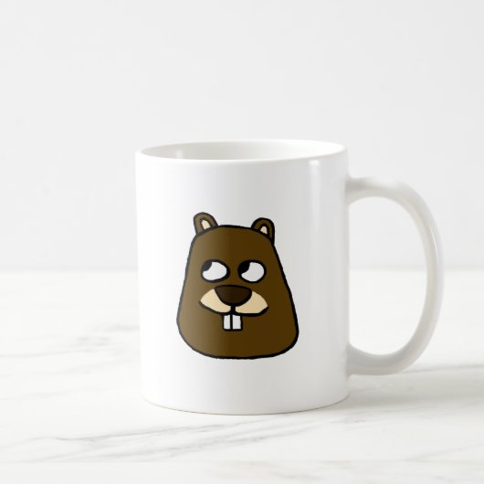 Mug Visage de marmotte (Droite)