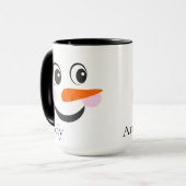 Mug Visage de motoneige personnalisé moderne (Devant gauche)