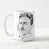 Mug Visage de Nikola Tesla (Gauche)