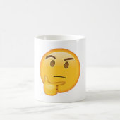 Mug Visage de pensée - Emoji (Centre)