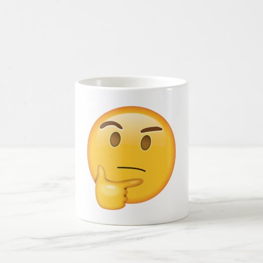 Mug Visage de pensée - Emoji (Centre)