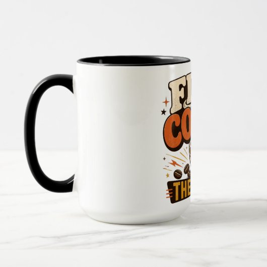 Mug Visage de plage décontracté Rétro Surf (Gauche)
