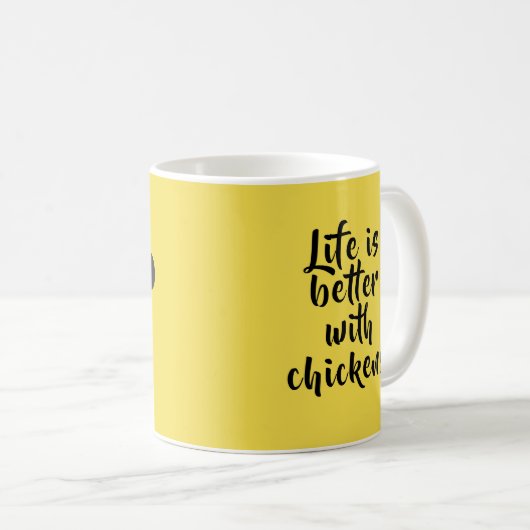 Mug Visage de poussin (Devant droit)