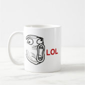 Mug Visage de rage de LOL (Gauche)
