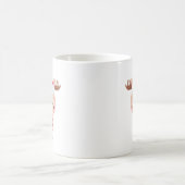 Mug Visage de rennes souriants de Noël (Centre)