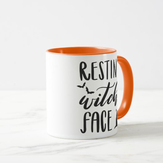 MUG VISAGE DE REPOS DE SORCIÈRE (Devant droit)