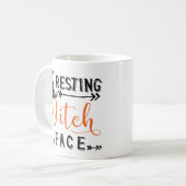 Mug visage de sorcière au repos (Devant gauche)
