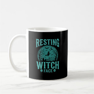 Mug Visage de sorcière au repos Design de sorcière d'H