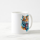 Mug Visage de tigre torride (Devant droit)