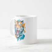 Mug Visage de tigre torride (Devant gauche)