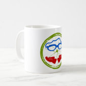 Mug Visage de triathlon (Devant gauche)