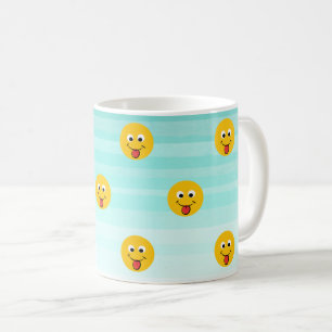 Mug Visage d'Emoji Adorable et Heureux - Soyez heureux