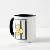 Mug Visage derrière les barreaux (Devant gauche)