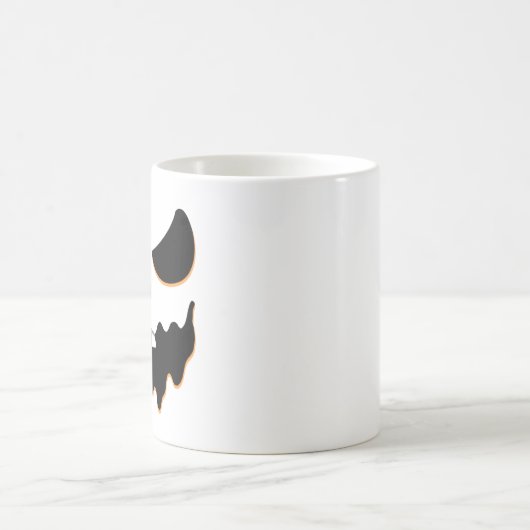 Mug Visage d'horreur citrouille (Centre)