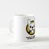 Mug Visage drôle de Bouledogue Français Design de Fren (Devant gauche)