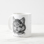 Mug Visage drôle du chat (2), Louis Wain (Devant gauche)