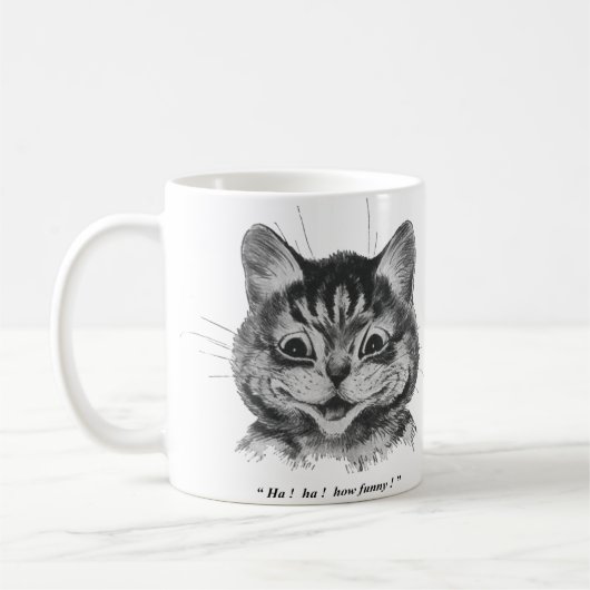 Mug Visage drôle du chat (2), Louis Wain (Gauche)