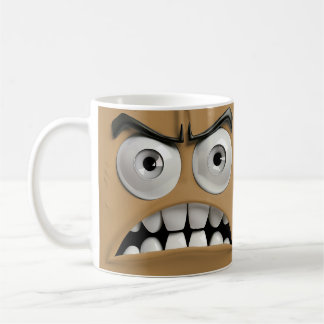 Mug Visage drôle en colère
