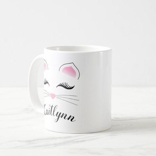 Mug Visage du chat Glam (Devant gauche)
