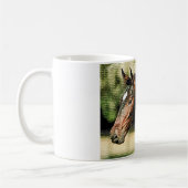 Mug Visage du cheval mosaïque Carreaux (Gauche)