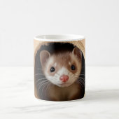 Mug Visage du Ferret de bébé - Ferrets mignons (Centre)