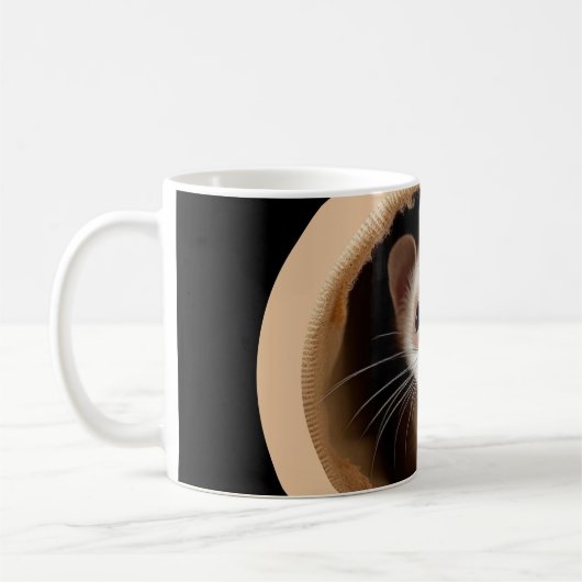 Mug Visage du Ferret de bébé - Ferrets mignons (Gauche)