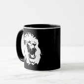 Mug Visage du lion rugissant (Devant gauche)