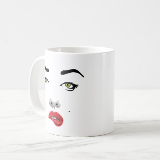 Mug Visage d'un ange (Devant gauche)