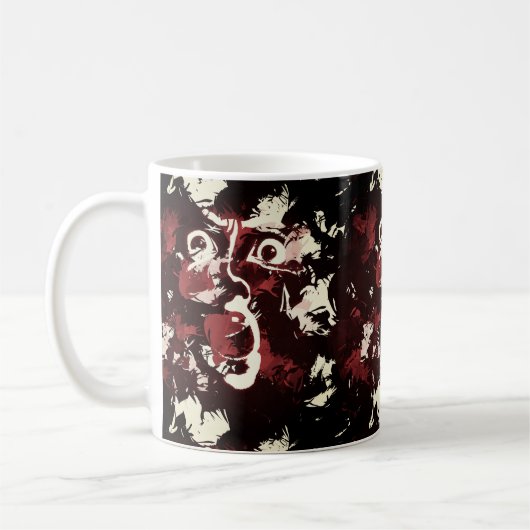 Mug visage éffrayant (Gauche)