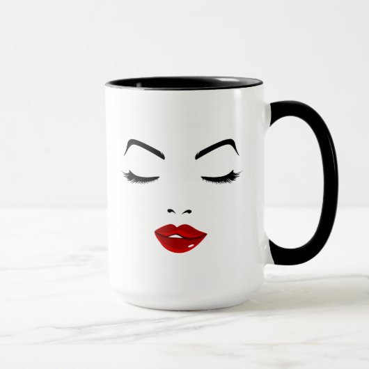 Mug Visage élégant (Droite)
