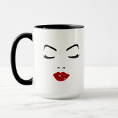 Mug Visage élégant (Gauche)
