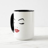 Mug Visage élégant (Devant gauche)
