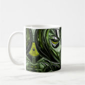 Mug Visage Émeraude Néon (Gauche)