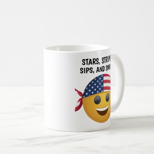 Mug Visage Emoji (Devant droit)