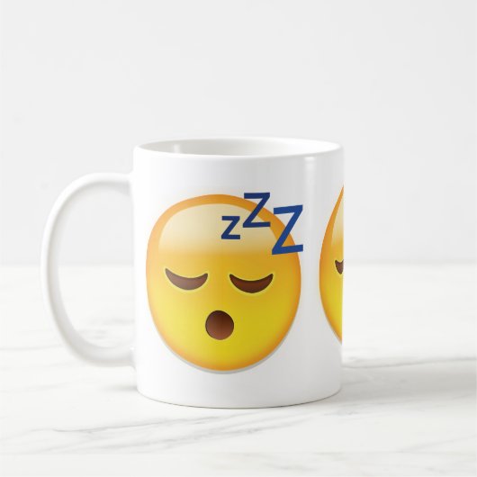 Mug Visage Emoji de sommeil (Gauche)