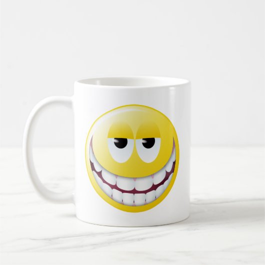 Mug Visage énorme de sourire (Gauche)