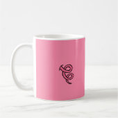 Mug Visage et bon à rien roses de porc ! (Gauche)