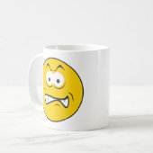 Mug Visage grognon en colère (Devant gauche)